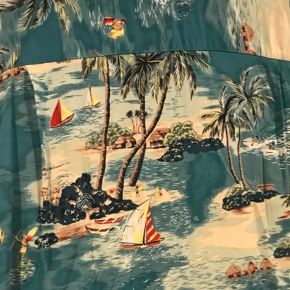 Polynesian Dream Vintage Hawaiian Shirt - Picture 6 of 7